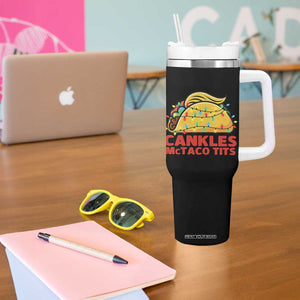 Taco Trump Mexican Christmas Tumbler With Handle Cankles McTaco Tits TS14 Print Your Wear