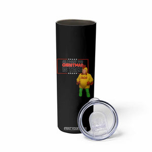 Funny Taco Trump Mexican Skinny Tumbler All I Want For Christmas Is Taco TS14 Print Your Wear