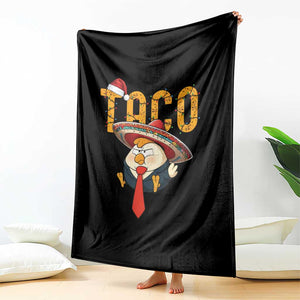 Funny Taco Trump Mexican Christmas Throw Blanket TS14 Print Your Wear