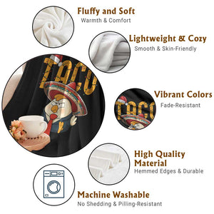 Funny Taco Trump Mexican Christmas Throw Blanket TS14 Print Your Wear