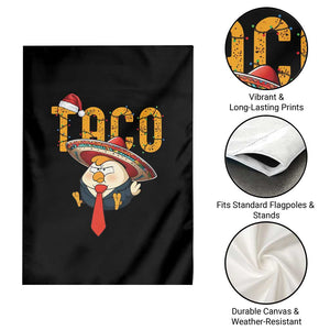 Funny Taco Trump Mexican Christmas Garden Flag TS14 Print Your Wear