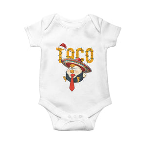 Funny Taco Trump Mexican Christmas Baby Onesie TS14 White Print Your Wear