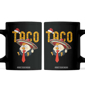 Funny Taco Trump Mexican Christmas Coffee Mug TS14 Black Print Your Wear