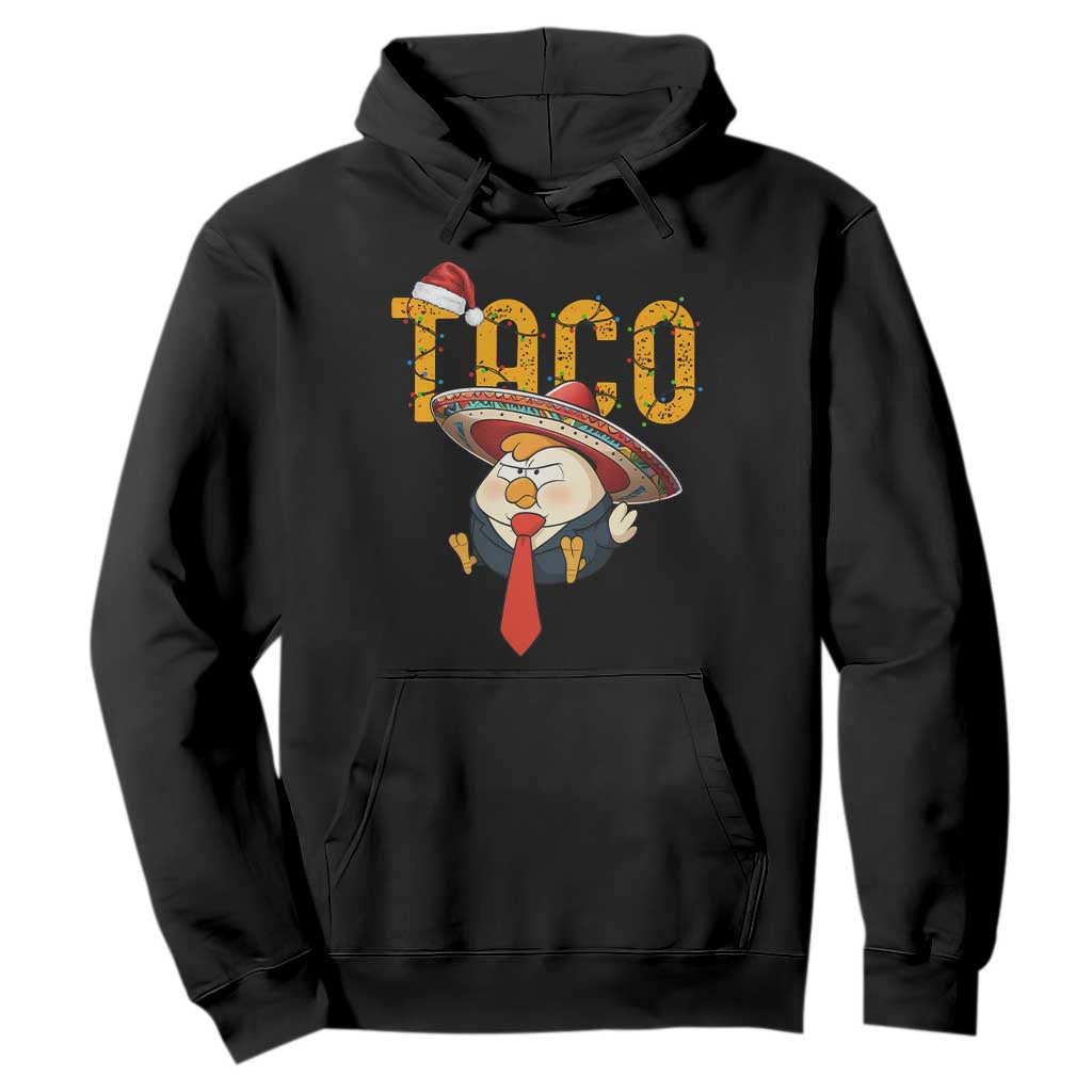 Funny Taco Trump Mexican Christmas Hoodie TS14 Black Print Your Wear