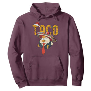 Funny Taco Trump Mexican Christmas Hoodie TS14 Maroon Print Your Wear