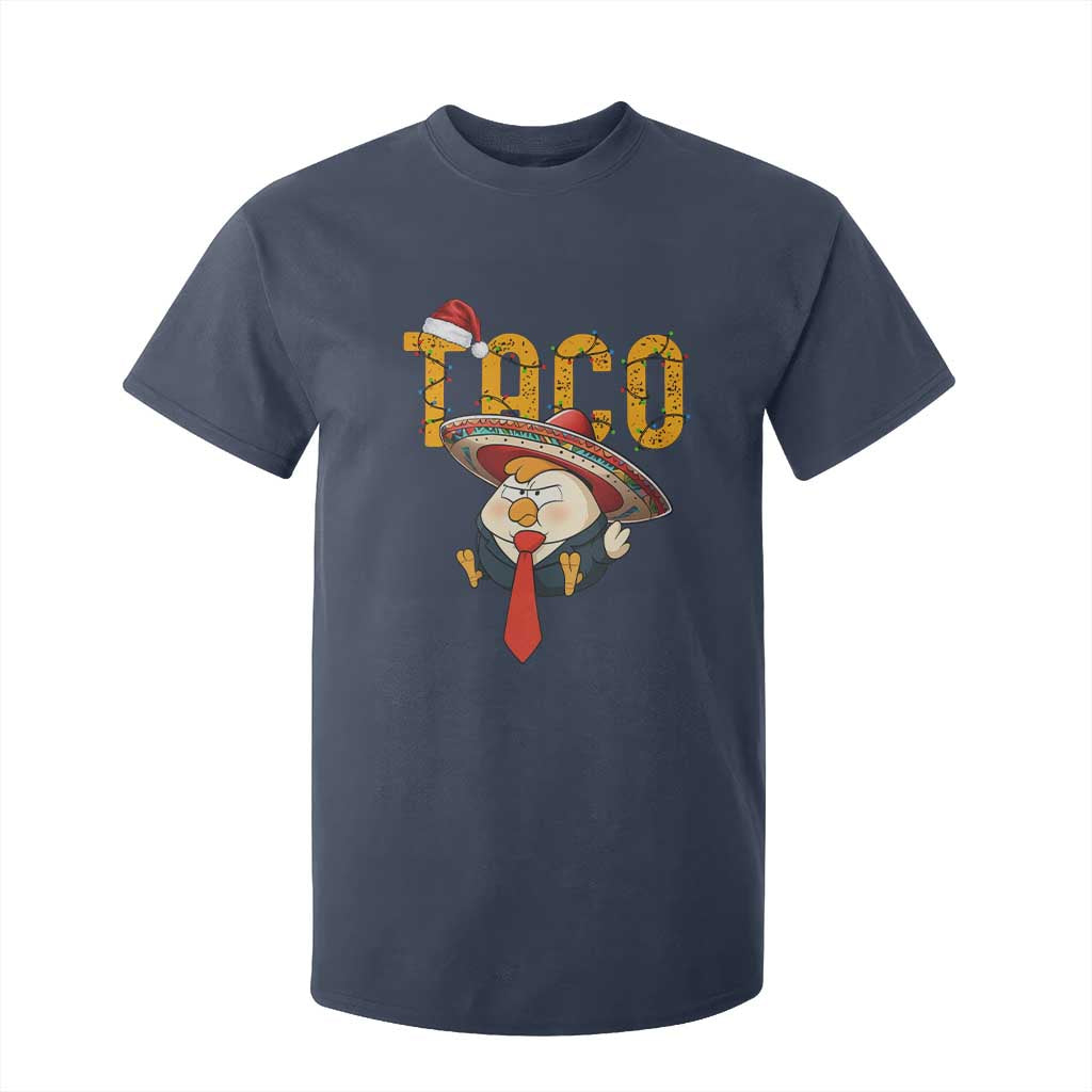 Funny Taco Trump Mexican Christmas T Shirt For Kid TS14 Navy Print Your Wear
