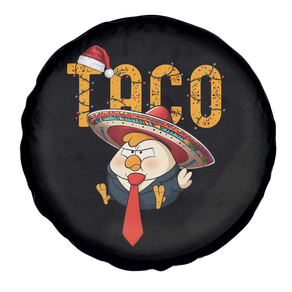 Funny Taco Trump Mexican Christmas Spare Tire Cover TS14 Print Your Wear