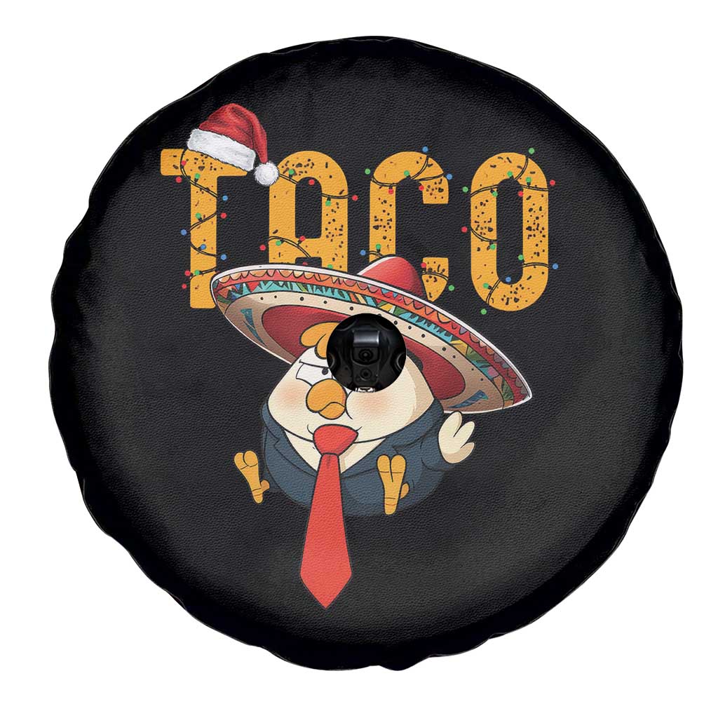 Funny Taco Trump Mexican Christmas Spare Tire Cover TS14 Print Your Wear
