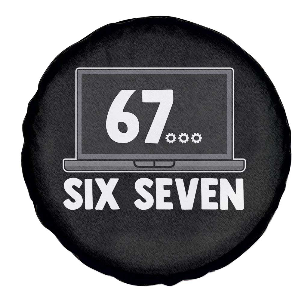 67 Six Seven Meme Spare Tire Cover Funny Tech Support TS14 Print Your Wear