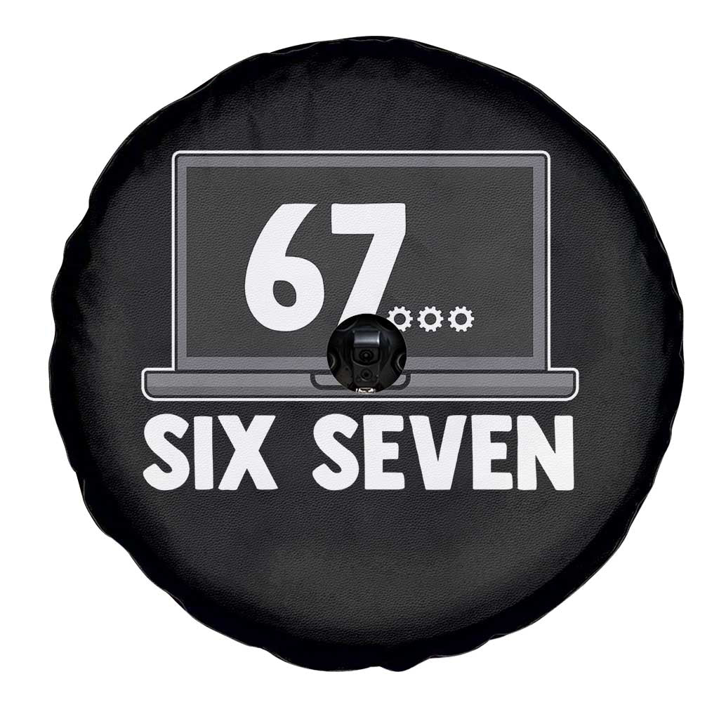 67 Six Seven Meme Spare Tire Cover Funny Tech Support TS14 Print Your Wear