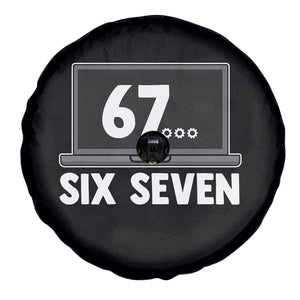 67 Six Seven Meme Spare Tire Cover Funny Tech Support TS14 Print Your Wear