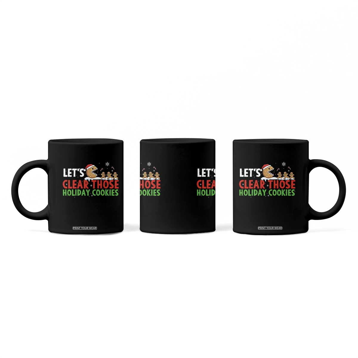 Tech Support Christmas Coffee Mug Let Is Clear Those Holiday Cookies TS14 Print Your Wear