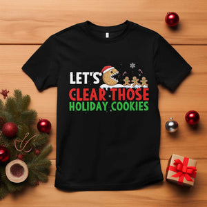 Tech Support Christmas T Shirt Let Is Clear Those Holiday Cookies TS14 Black Print Your Wear