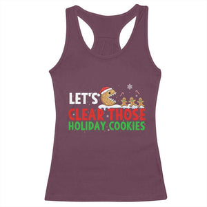 Tech Support Christmas Racerback Tank Top Let Is Clear Those Holiday Cookies TS14 Maroon Print Your Wear