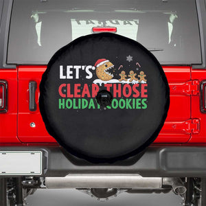 Tech Support Christmas Spare Tire Cover Let Is Clear Those Holiday Cookies TS14 Black Print Your Wear