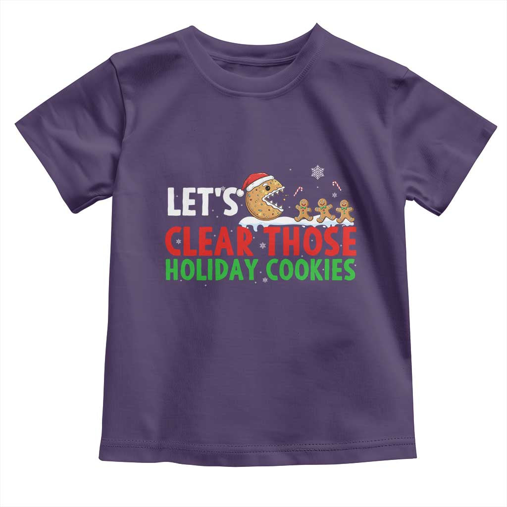 Tech Support Christmas Toddler T Shirt Let Is Clear Those Holiday Cookies TS14 Purple Print Your Wear