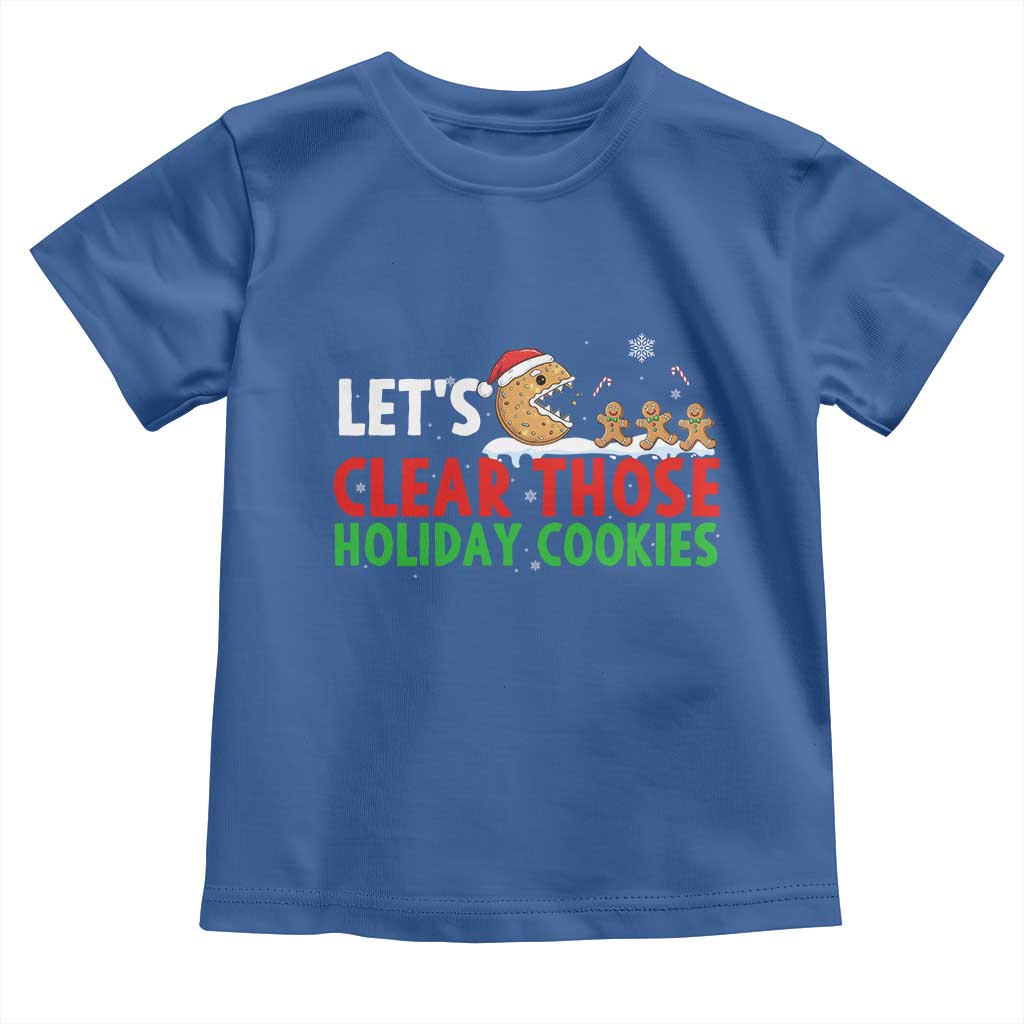 Tech Support Christmas Toddler T Shirt Let Is Clear Those Holiday Cookies TS14 Royal Blue Print Your Wear
