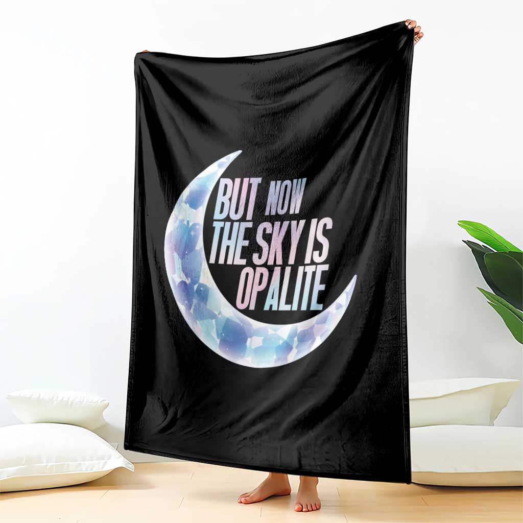 The Sky Is Opalite Moonstone Mystical Crystal Lover Throw Blanket TS14 Print Your Wear