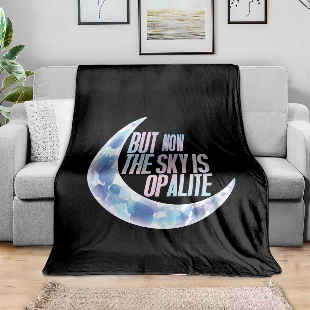 The Sky Is Opalite Moonstone Mystical Crystal Lover Throw Blanket TS14 Print Your Wear