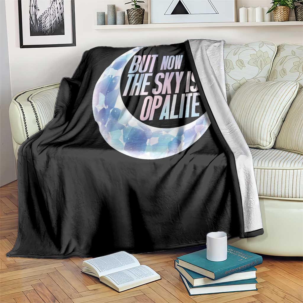 The Sky Is Opalite Moonstone Mystical Crystal Lover Throw Blanket TS14 Print Your Wear