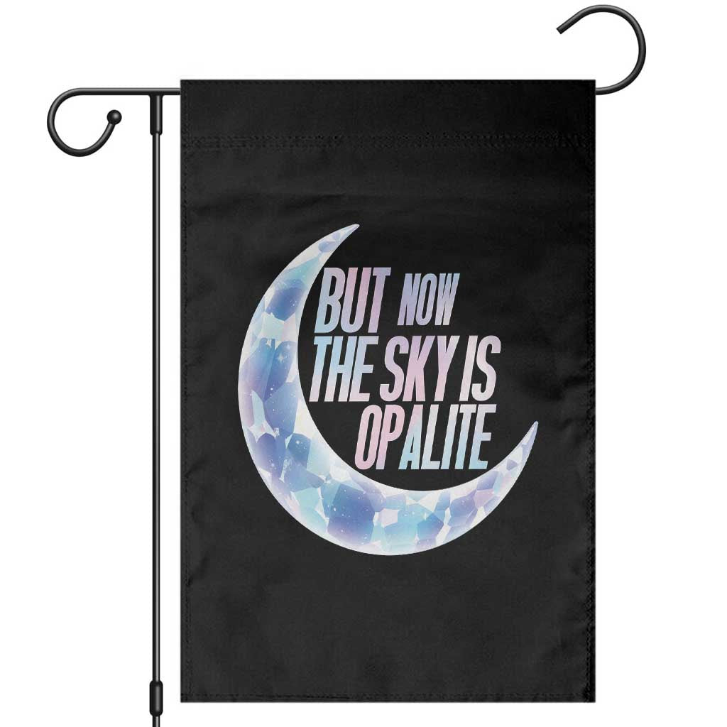 The Sky Is Opalite Moonstone Mystical Crystal Lover Garden Flag TS14 Black Print Your Wear