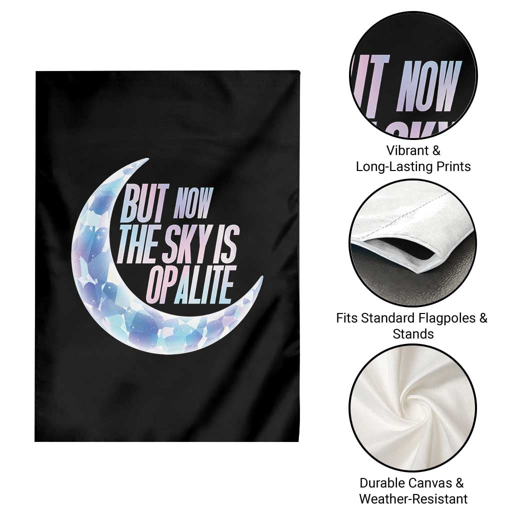 The Sky Is Opalite Moonstone Mystical Crystal Lover Garden Flag TS14 Print Your Wear