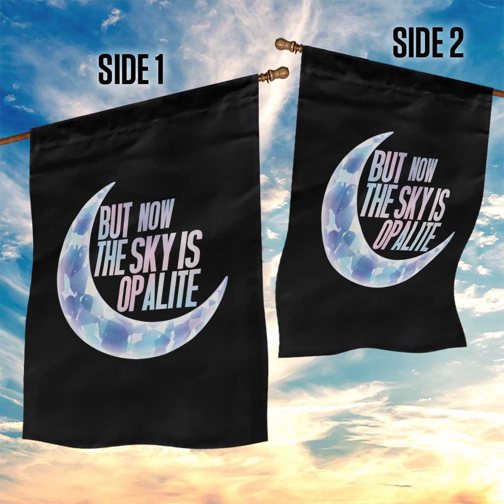The Sky Is Opalite Moonstone Mystical Crystal Lover Garden Flag TS14 Print Your Wear