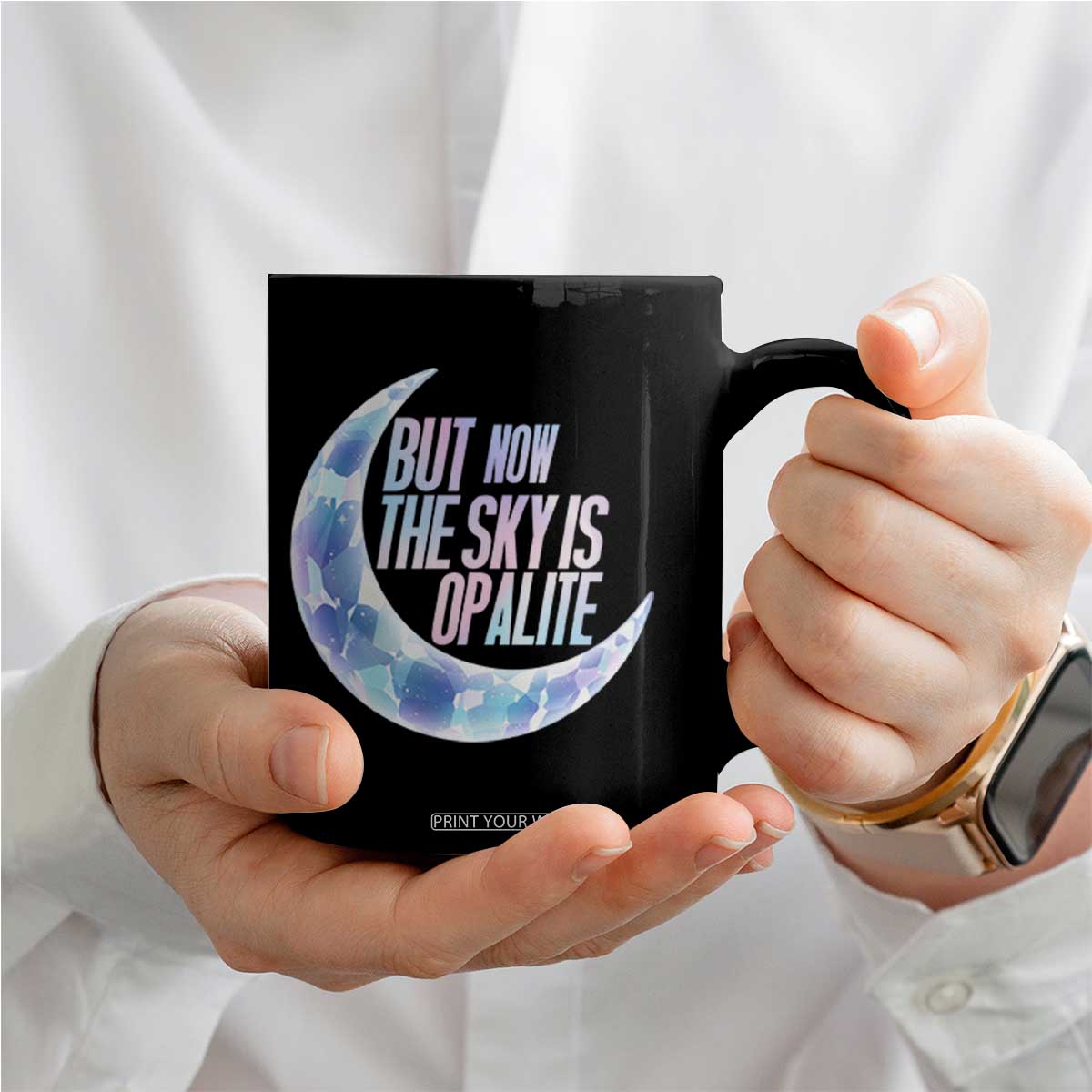 The Sky Is Opalite Moonstone Mystical Crystal Lover Coffee Mug TS14 Print Your Wear