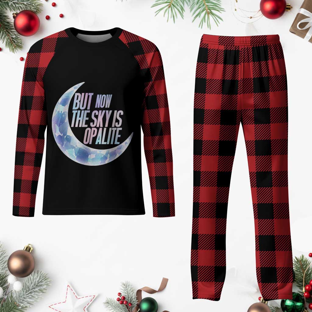 The Sky Is Opalite Moonstone Mystical Crystal Lover Plaid Pajama Set TS14 Buffalo Plaid Print Your Wear