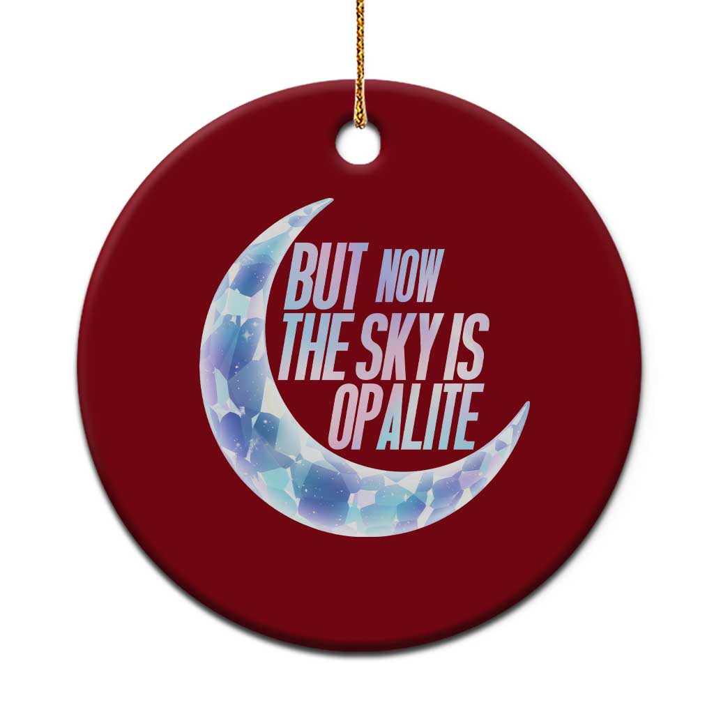 The Sky Is Opalite Moonstone Mystical Crystal Lover Ceramic Ornament TS14 1pc Red Print Your Wear