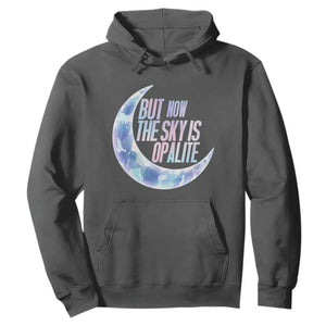 The Sky Is Opalite Moonstone Mystical Crystal Lover Hoodie TS14 Dark Heather Print Your Wear