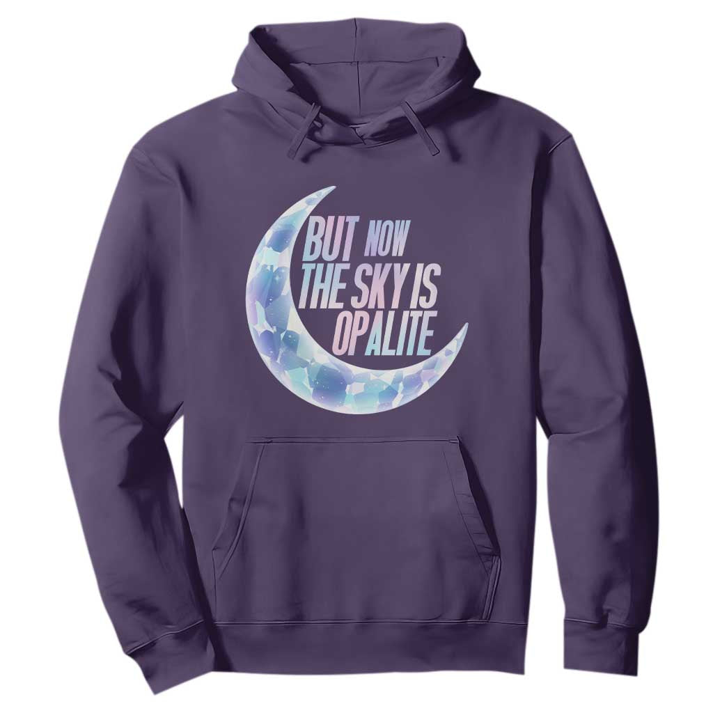 The Sky Is Opalite Moonstone Mystical Crystal Lover Hoodie TS14 Purple Print Your Wear