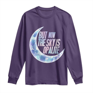 The Sky Is Opalite Moonstone Mystical Crystal Lover Long Sleeve Shirt TS14 Purple Print Your Wear