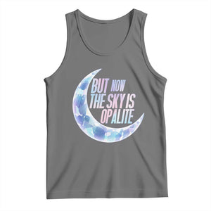 The Sky Is Opalite Moonstone Mystical Crystal Lover Tank Top TS14 Black Heather Print Your Wear