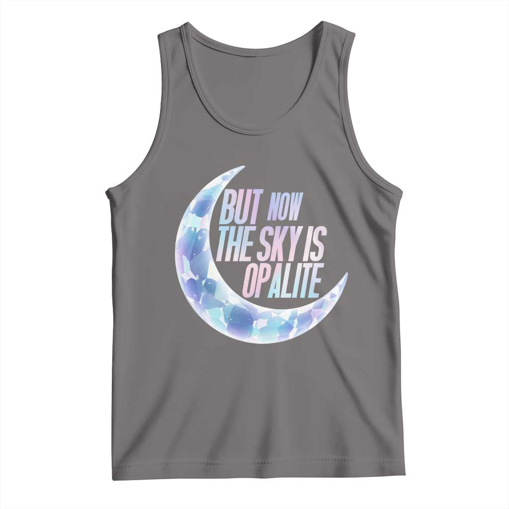 The Sky Is Opalite Moonstone Mystical Crystal Lover Tank Top TS14 Deep Heather Print Your Wear