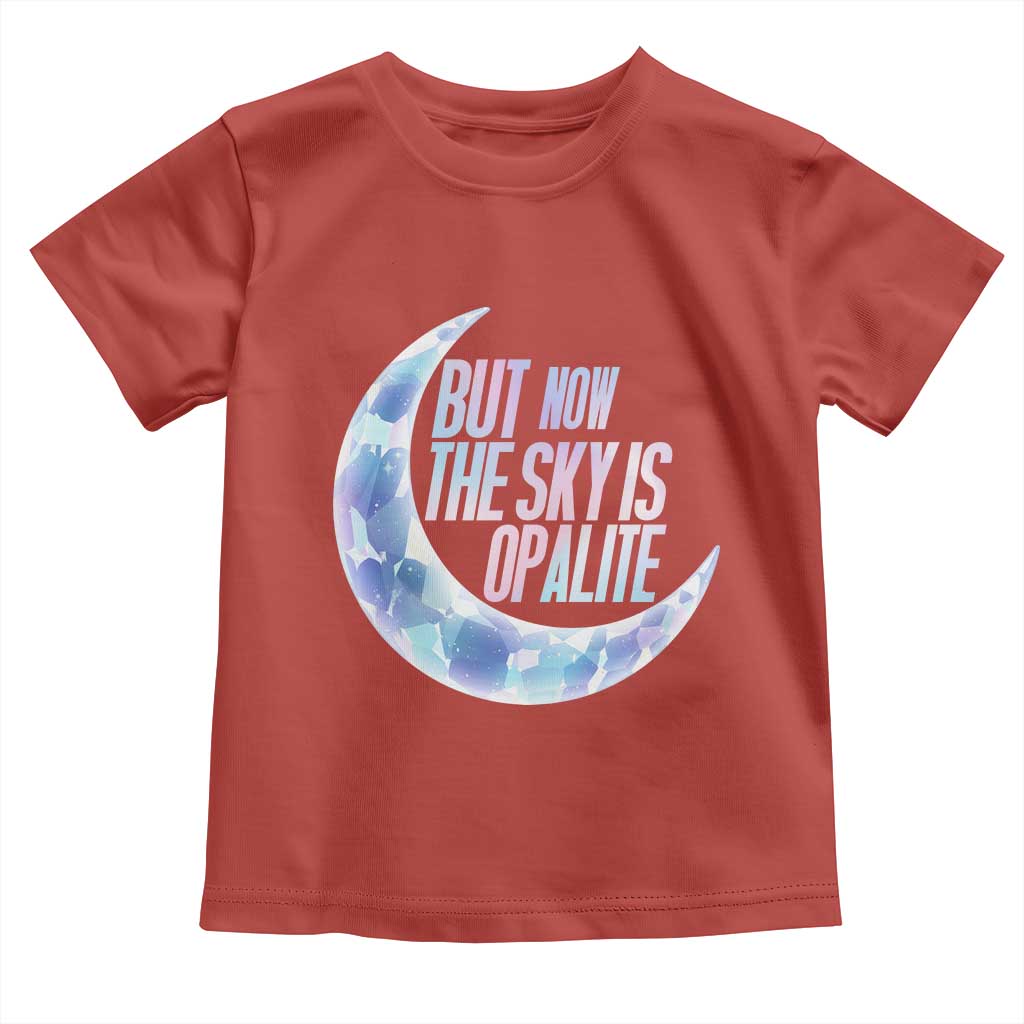 The Sky Is Opalite Moonstone Mystical Crystal Lover Toddler T Shirt TS14 Red Print Your Wear