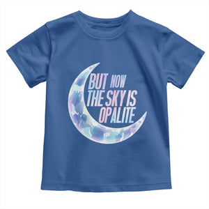 The Sky Is Opalite Moonstone Mystical Crystal Lover Toddler T Shirt TS14 Royal Blue Print Your Wear