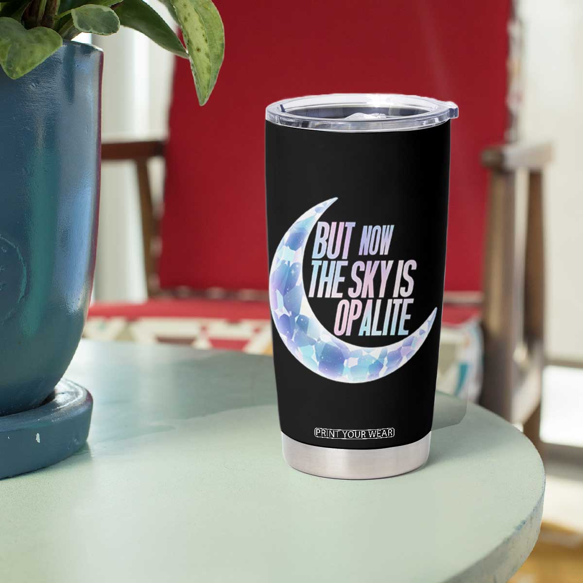 The Sky Is Opalite Moonstone Mystical Crystal Lover Tumbler Cup TS14 Print Your Wear