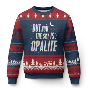 Opalite Costume Mystical Crystal Lover Ugly Christmas Sweater TS14 Navy Red Print Your Wear