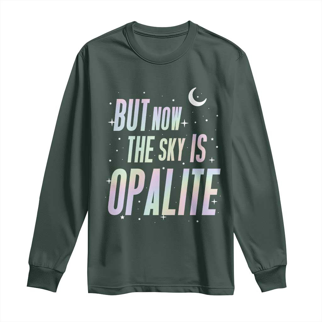 Opalite Costume Mystical Crystal Lover Long Sleeve Shirt TS14 Dark Forest Green Print Your Wear