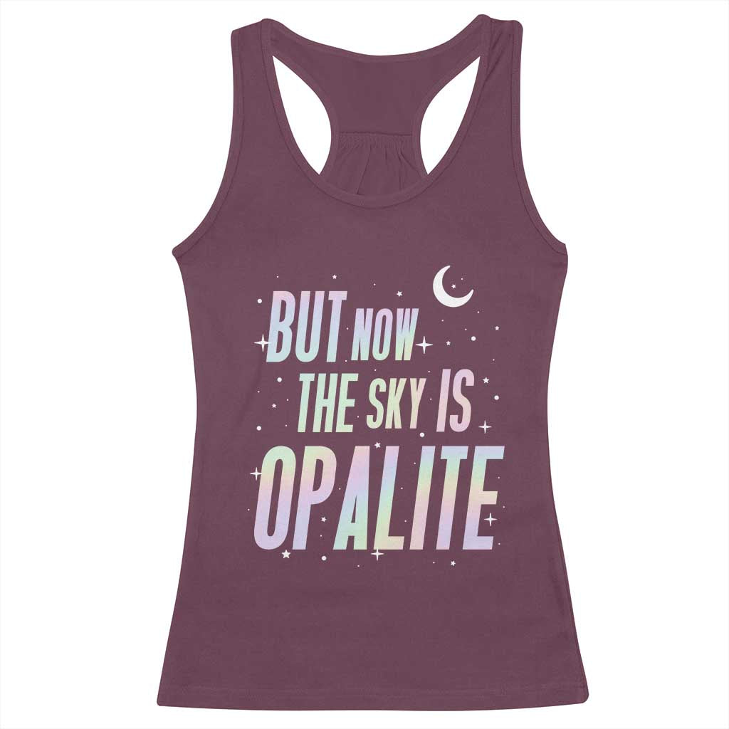 Opalite Costume Mystical Crystal Lover Racerback Tank Top TS14 Maroon Print Your Wear