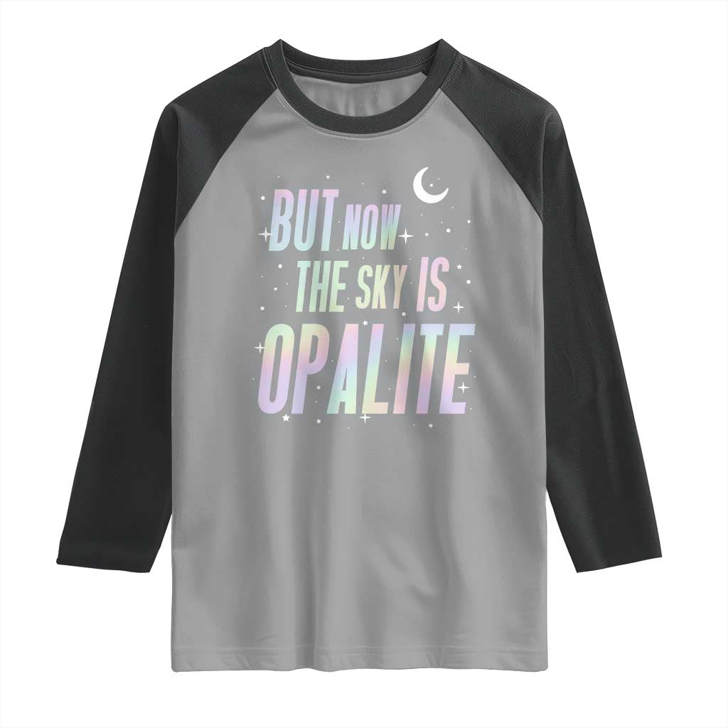 Opalite Costume Mystical Crystal Lover Raglan Shirt TS14 Sport Gray Black Print Your Wear