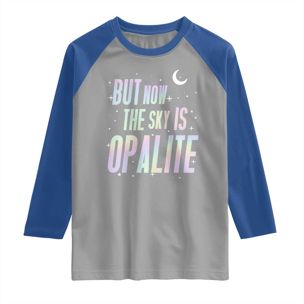 Opalite Costume Mystical Crystal Lover Raglan Shirt TS14 Sport Gray Royal Print Your Wear