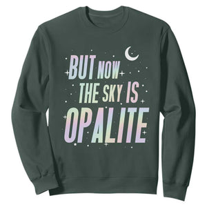 Opalite Costume Mystical Crystal Lover Sweatshirt TS14 Dark Forest Green Print Your Wear