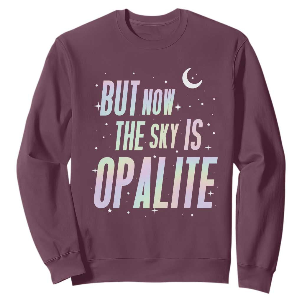 Opalite Costume Mystical Crystal Lover Sweatshirt TS14 Maroon Print Your Wear