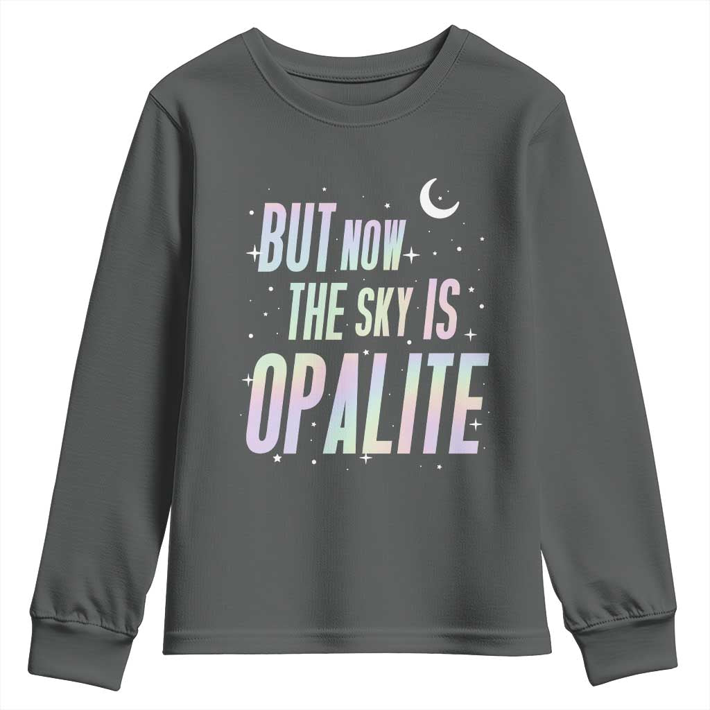 Opalite Costume Mystical Crystal Lover Youth Sweatshirt TS14 Dark Heather Print Your Wear