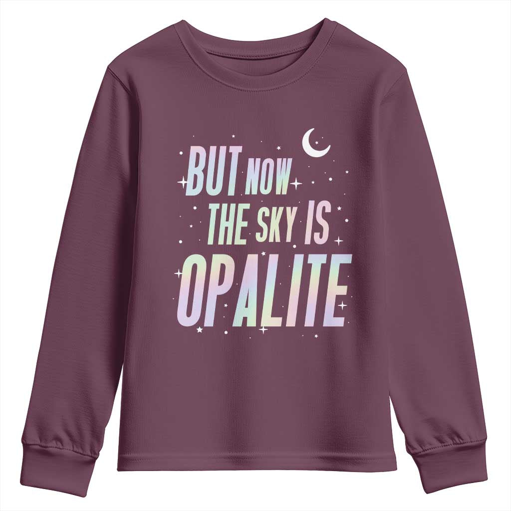 Opalite Costume Mystical Crystal Lover Youth Sweatshirt TS14 Maroon Print Your Wear