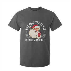 Santa Opalite Christmas T Shirt For Kid But Now The Sky Is Xmas Light TS14 Dark Heather Print Your Wear