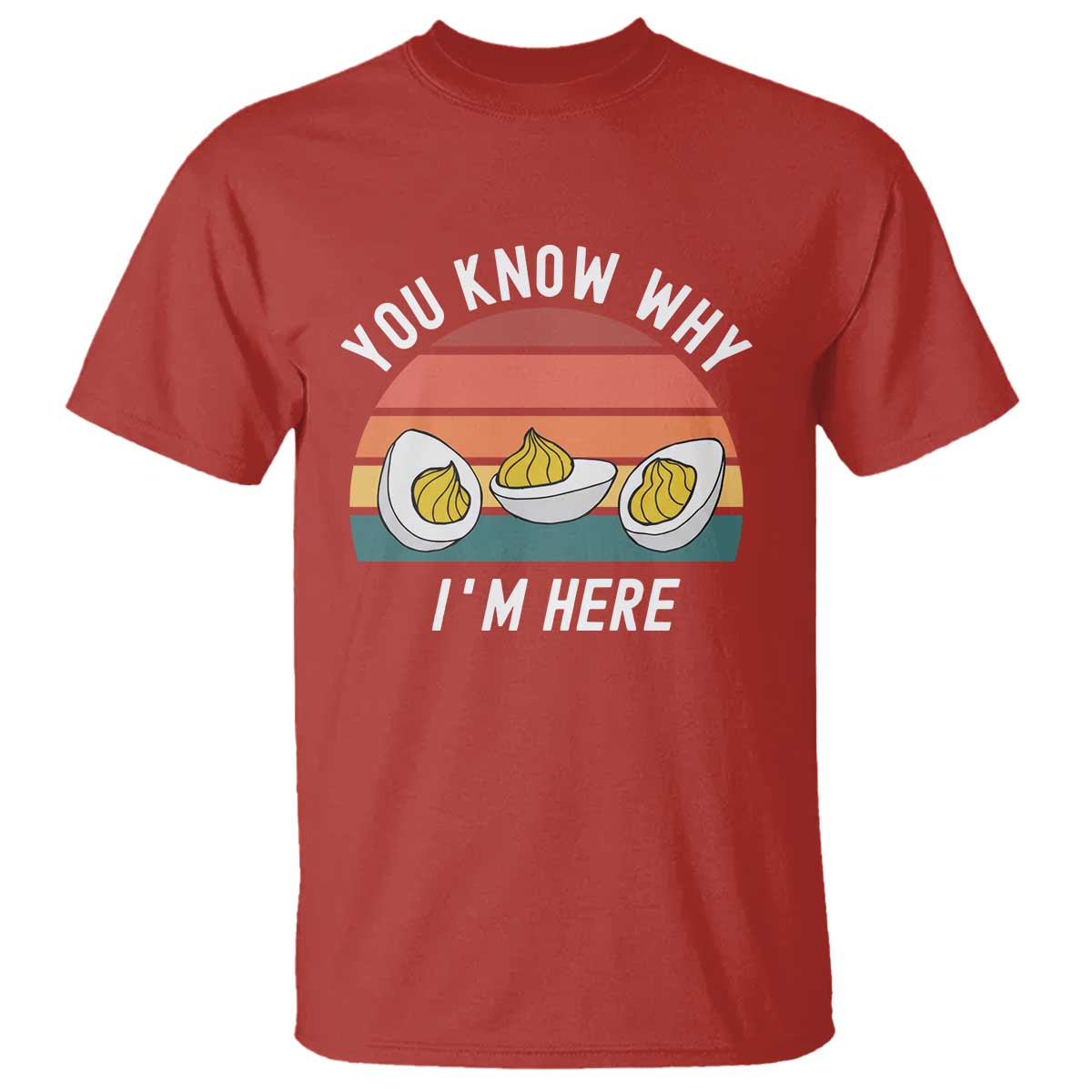 Funny Thanksgiving Dinner T Shirt You Know Why I Am Here TS14 Red Print Your Wear