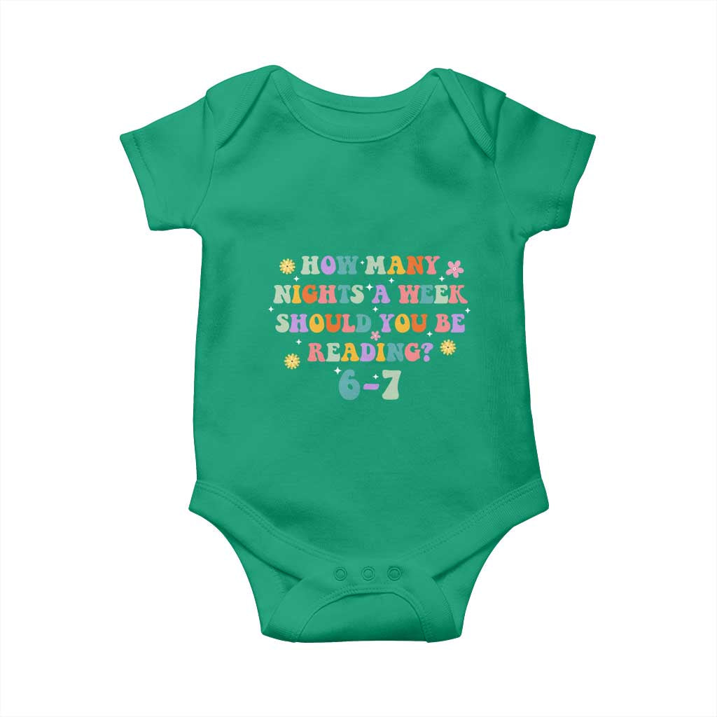 67 Six Seven Meme Baby Onesie Funny Reading Book Lover TS14 Irish Green Print Your Wear
